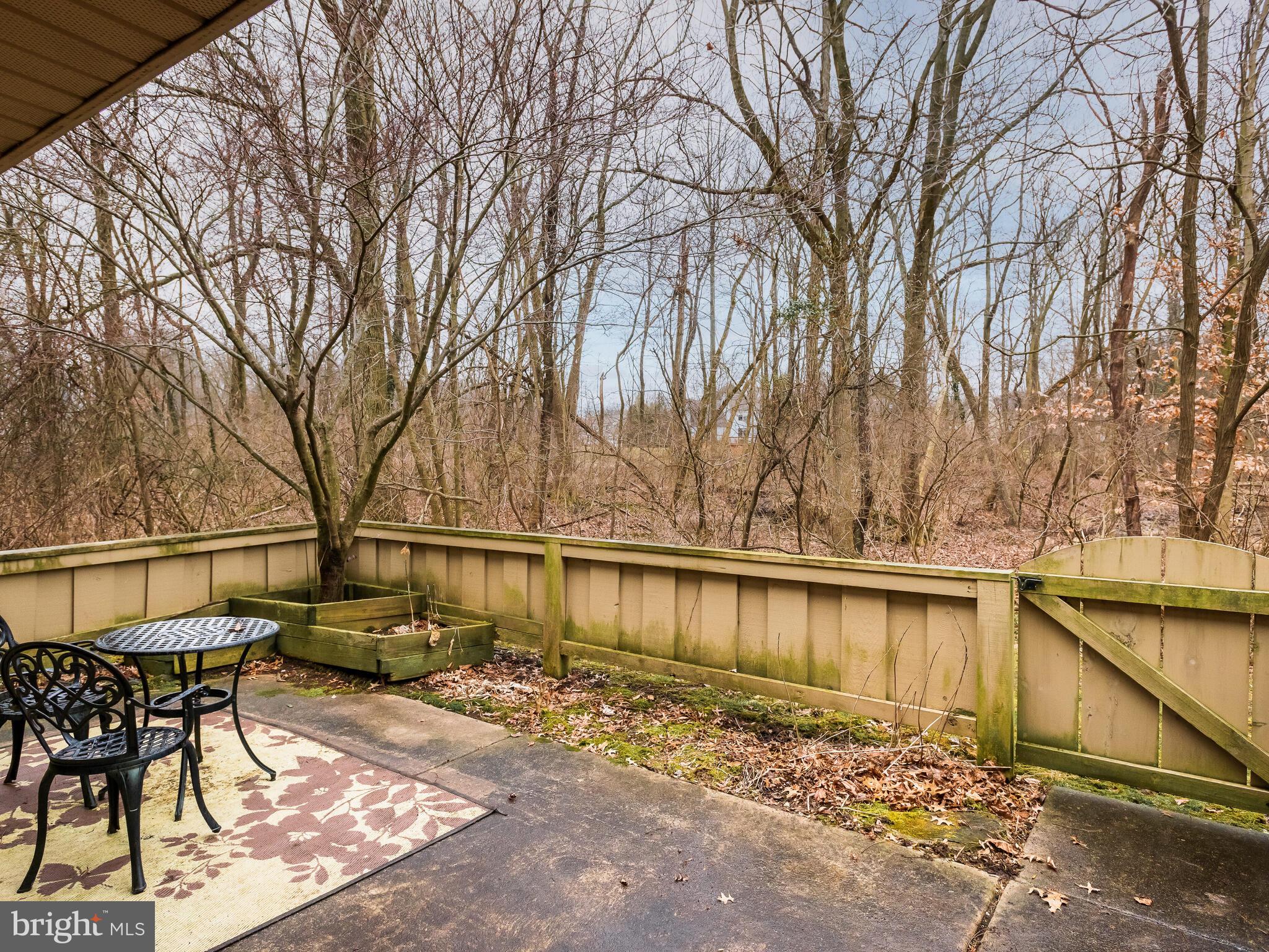 1102 Brinton Place Road, Unit 18 West Chester, PA 19380 - Photo 34 of 37 Private Patio- views in winter