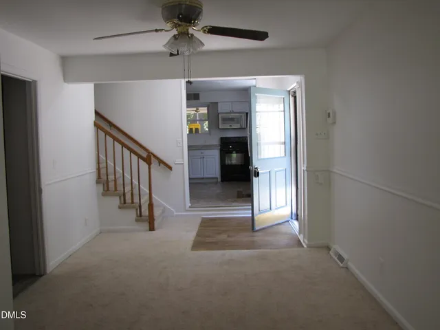 a view interior of a house with hallway
