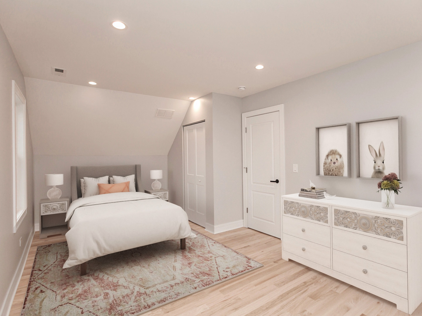 6310 Hilly Way Cary, IL 60013 - Photo 26 of 67 a spacious bedroom with a bed and a dresser