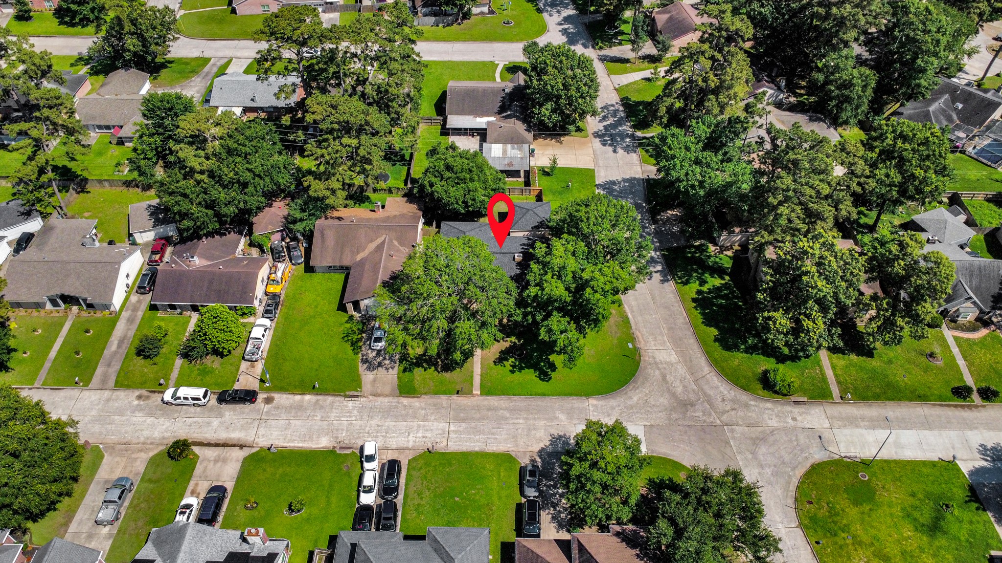 2402 Rolling Glen Drive Spring, TX 77373 - Photo 35 of 38 an aerial view of multiple house