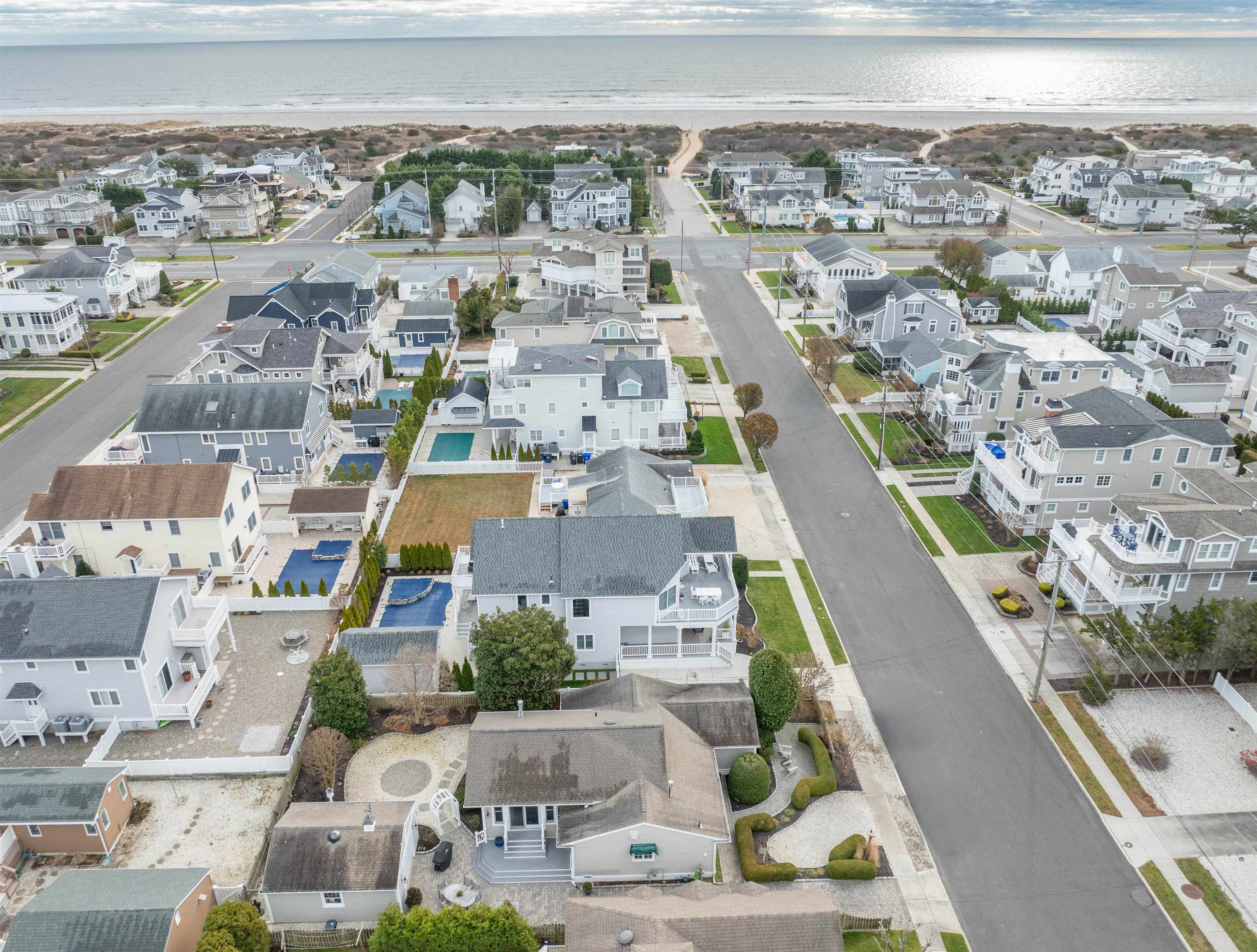 273 60th Street Avalon, NJ 08202 - Photo 32 of 33 an aerial view of residential houses with outdoor space