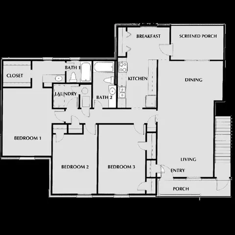 $1,887 | 1831 Briarcliff Circle, Unit 1870C, Atlanta, GA 30329