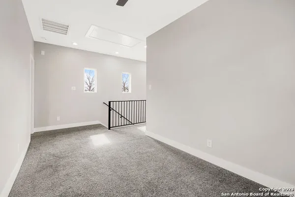 a view of an empty room