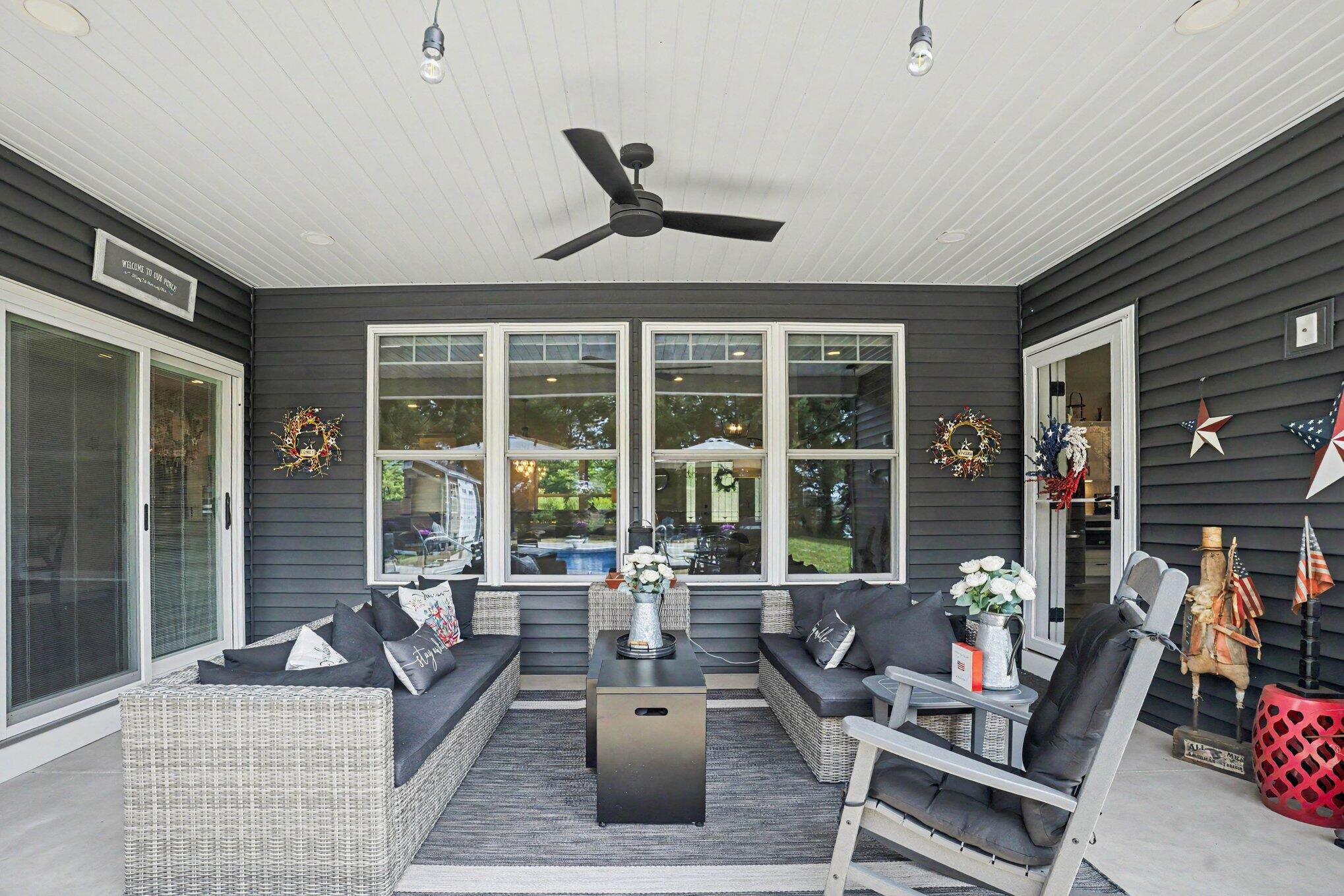 17045 Woodside Lane Three Rivers, MI 49093 - Photo 37 of 49 Covered Patio