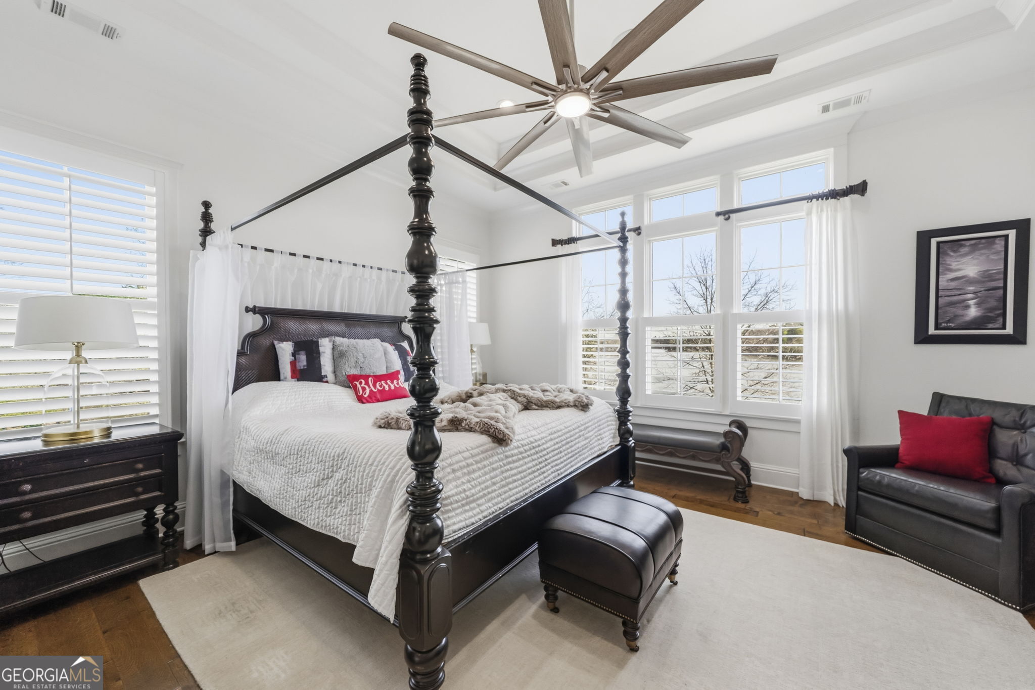 1060 Rdg Grv Court Greensboro, GA 30642 - Photo 31 of 68 a bedroom with a bed couch and window