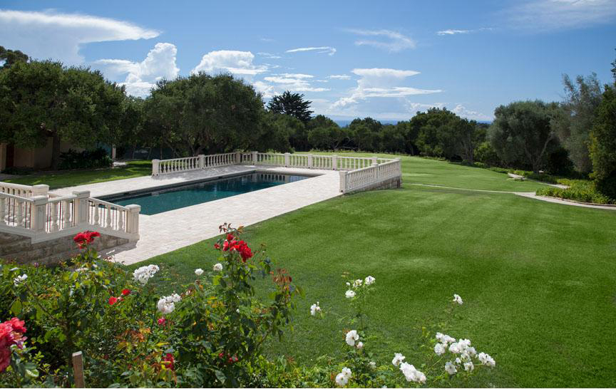 1565 Las Tunas Road Montecito, CA 93108 - Photo 10 of 11 a view of a garden with an outdoor space
