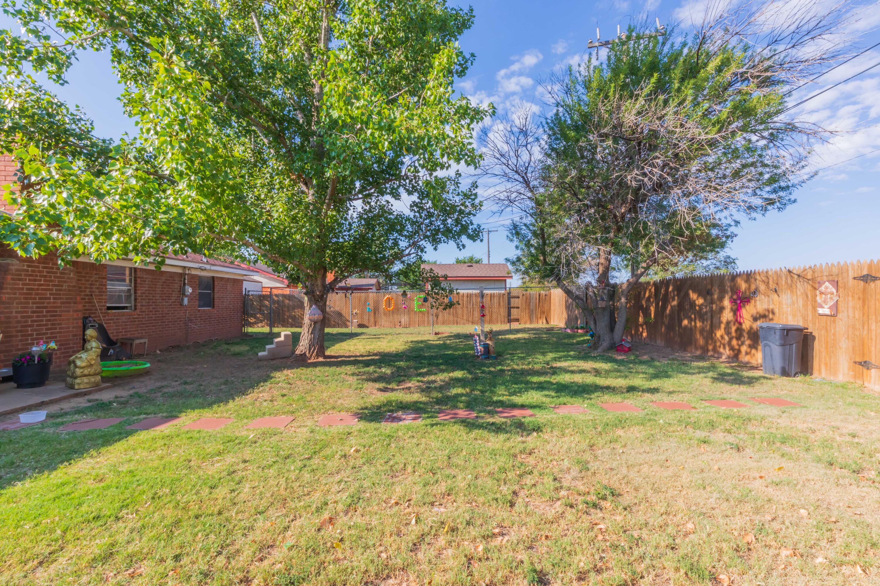 5134 McCarty Boulevard Amarillo, TX 79110 - Photo 35 of 36 BACKYARD VIEW 5