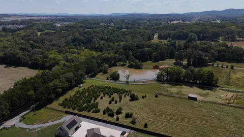 a view of a yard with table and chairs