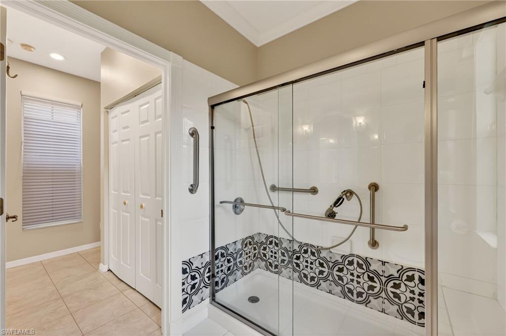8534 Chase Preserve Drive Naples, FL 34113 - Photo 14 of 44 Bathroom 1st Floor with Step-in Shower