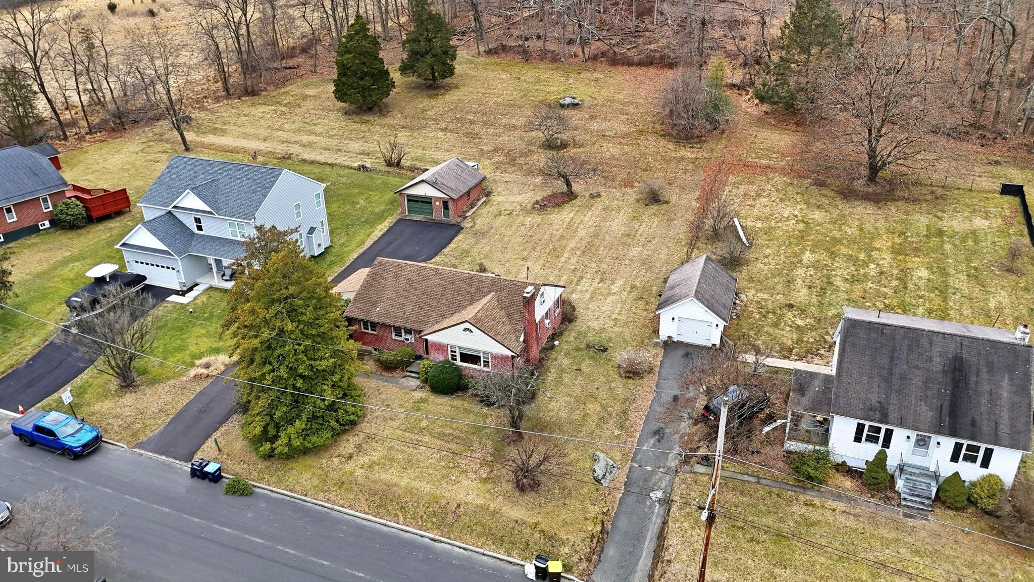116 Green Street Green Lane, PA 18054 - Photo 38 of 38 an aerial view of residential houses with outdoor space
