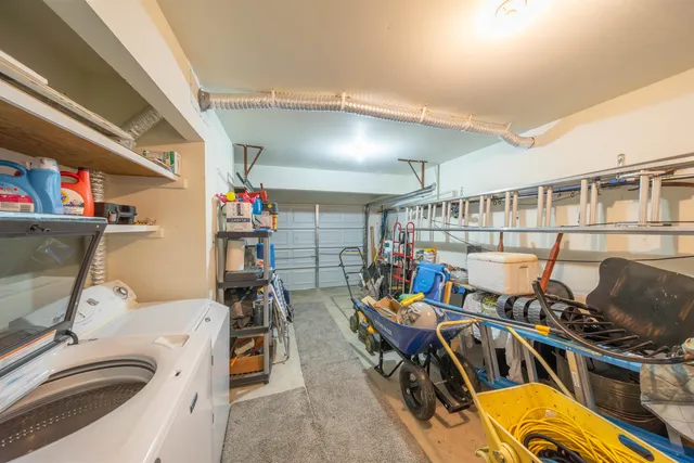a view of a storage & utility room