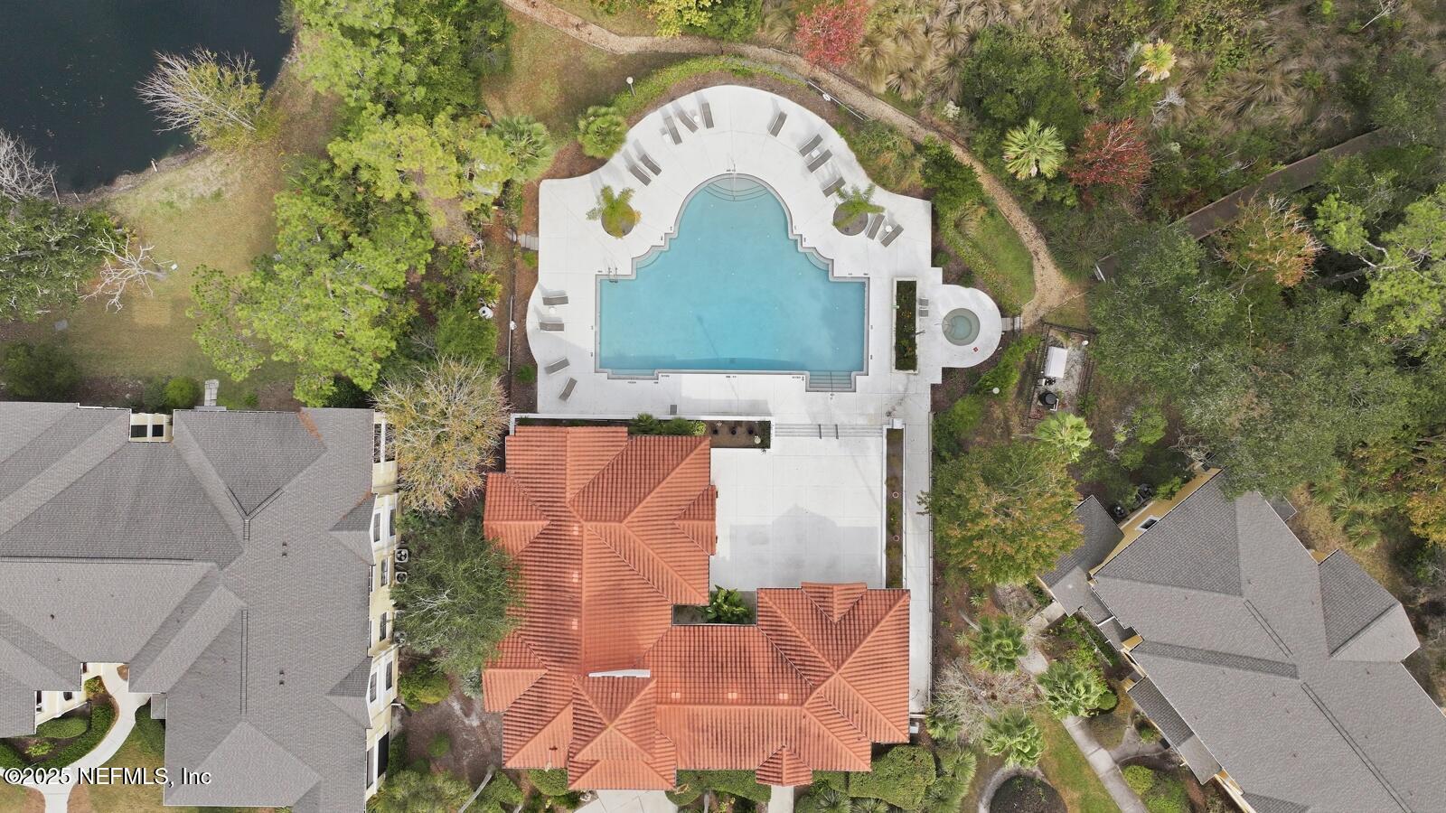 1810 Vista Cove Road St. Augustine, FL 32084 - Photo 13 of 43 an aerial view of a house with a yard and large tree
