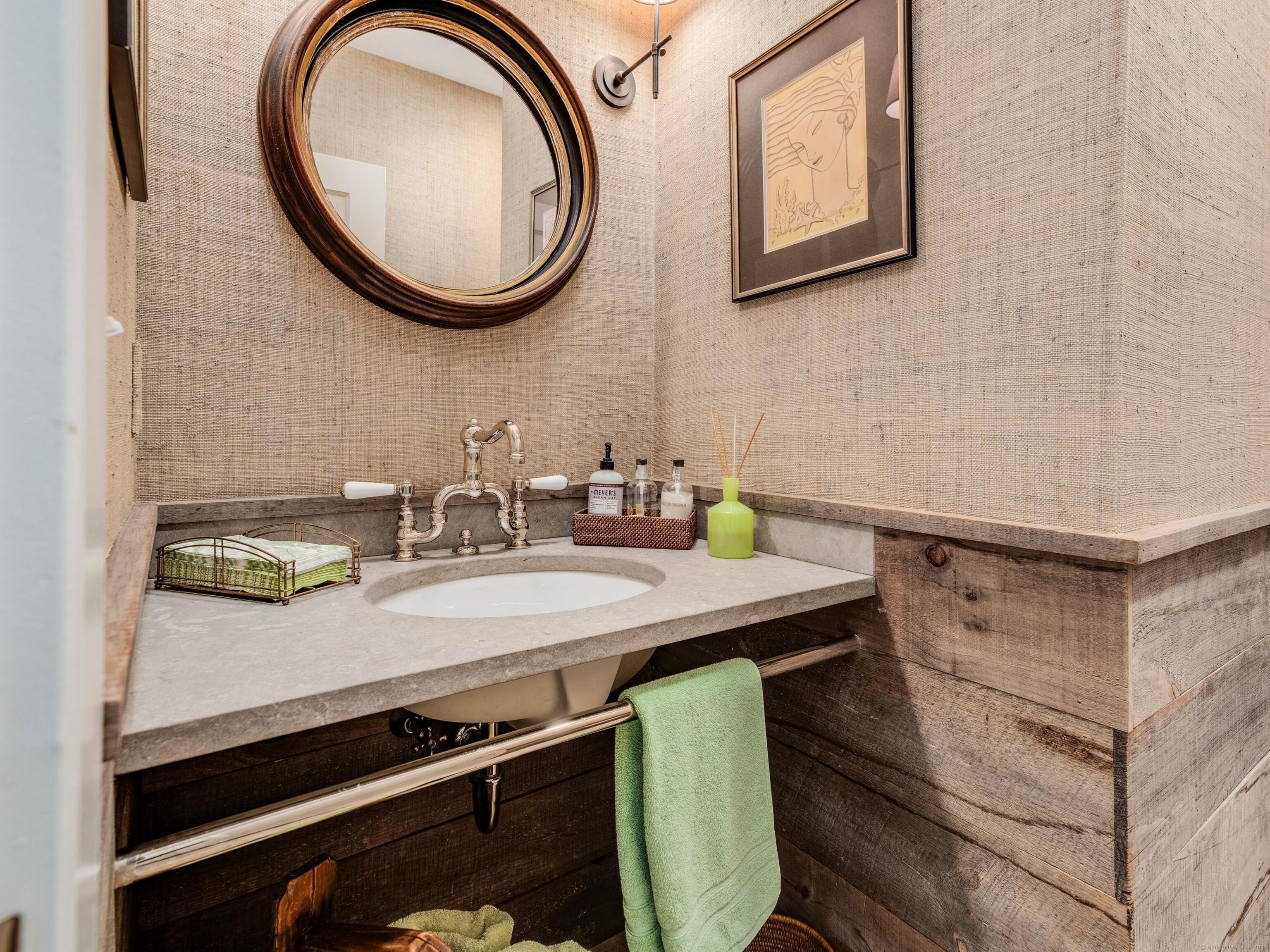 213 Beaver Brook Road Lyme, CT 06371 - Photo 34 of 38 Guest Cottage Powder Room