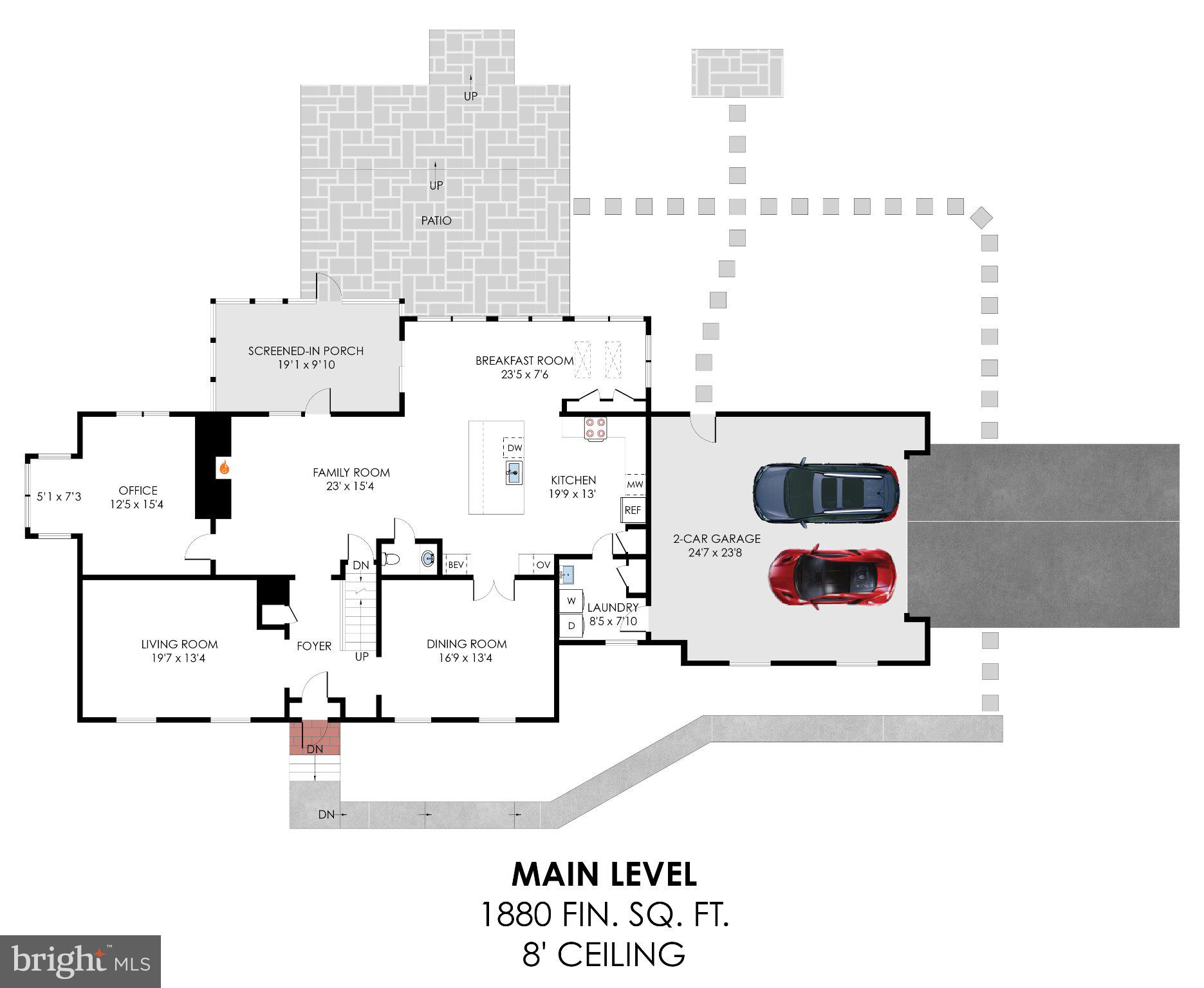 1132 Springvale Road Great Falls, VA 22066 - Photo 80 of 81 Spacious main level floor plan layout.