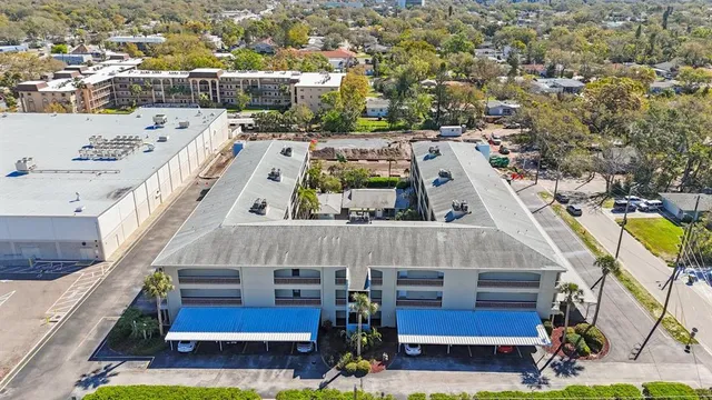 a view of a city with an ocean