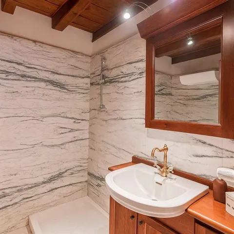 a close view of a fireplace