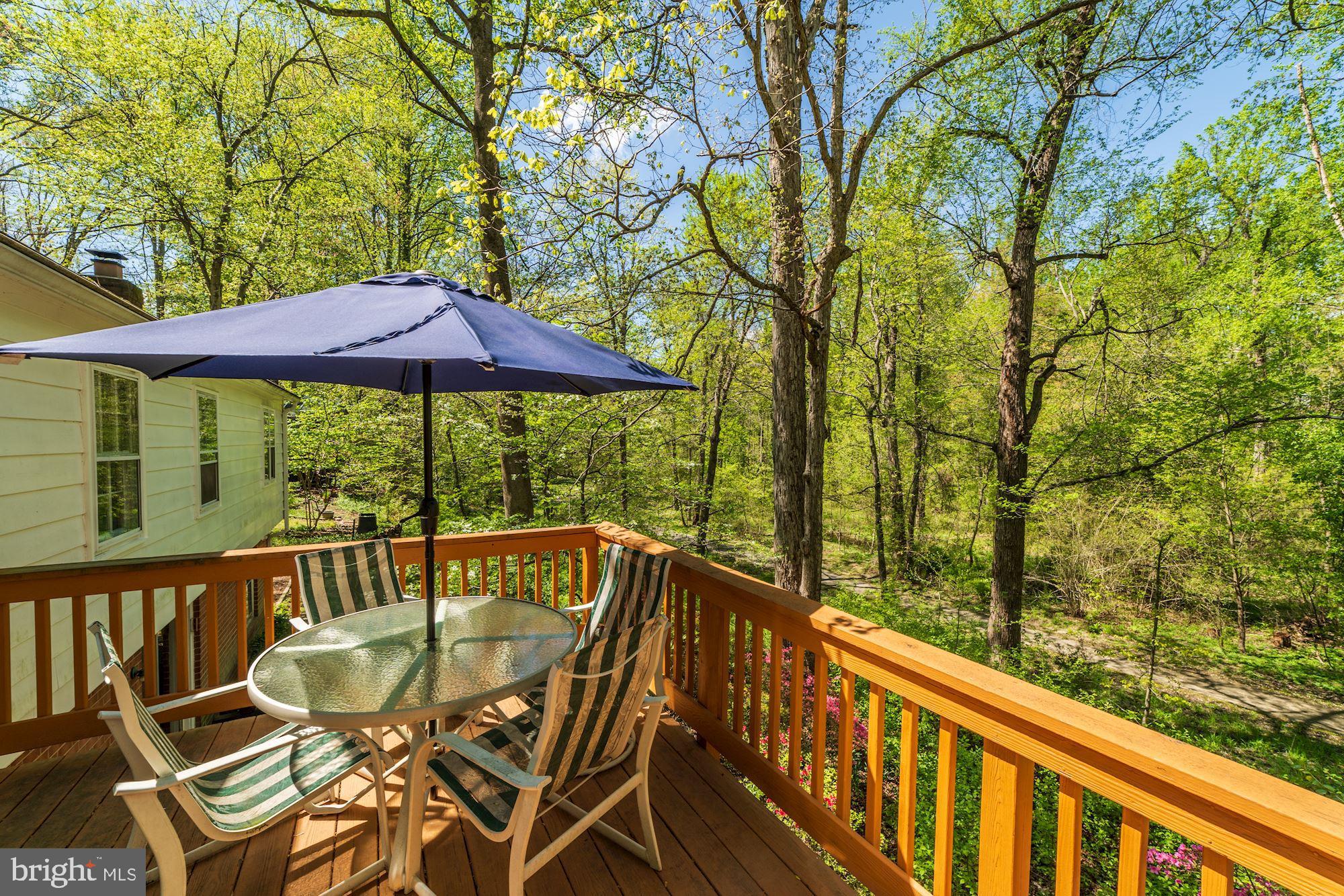 11310 Myrtle Lane Reston, VA 20191 - Photo 33 of 42 a view of a chair and table on the deck