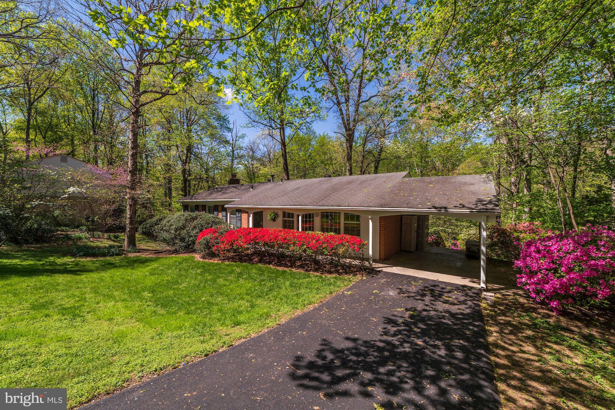 11310 Myrtle Lane Reston, VA 20191 - Photo 40 of 42 a view of an house with backyard space and garden
