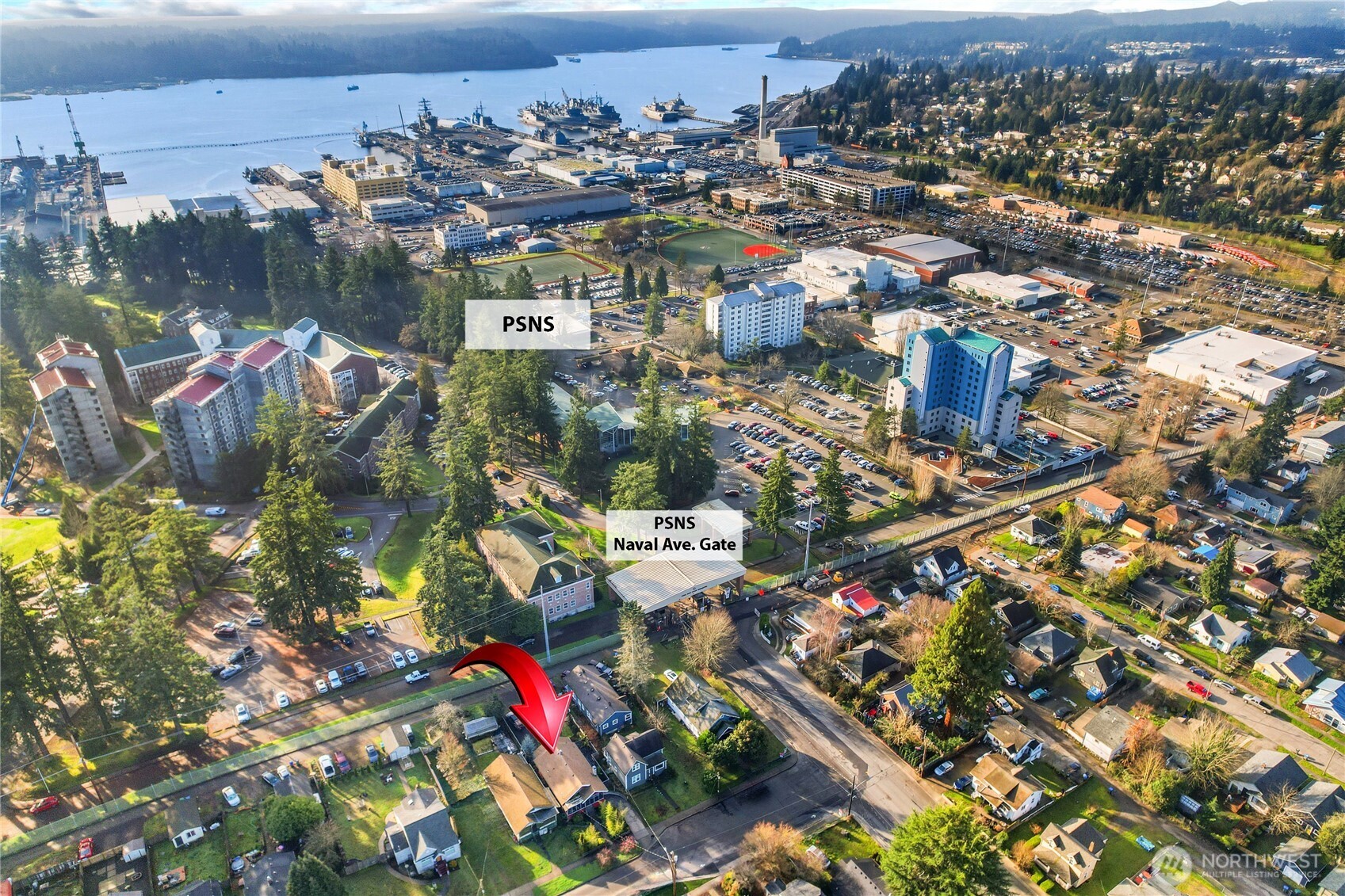 1939 Gregory Way Bremerton, WA 98337 - Photo 33 of 36 an aerial view of multiple house