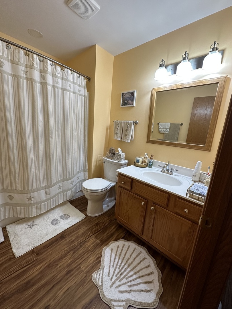 308 Glenbrook Trail McHenry, IL 60050 - Photo 21 of 29 a bathroom with a sink a toilet and mirror
