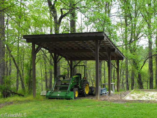 2158 Luffman Road Ronda, NC 28670 - Photo 11 of 12 Parking Lot/Garage. Tractor Shed