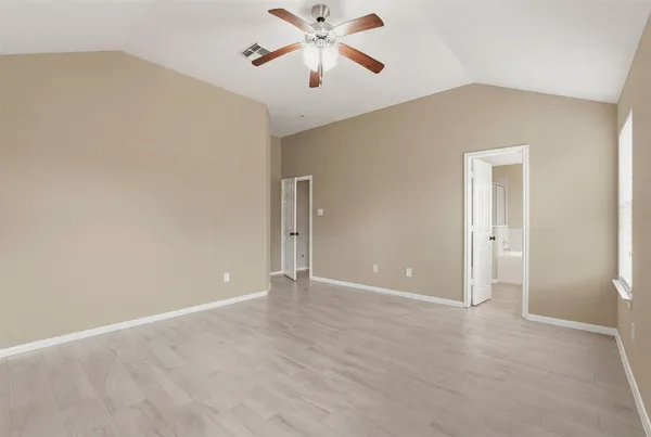 a view of an empty room