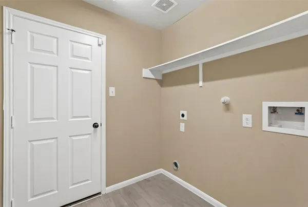 a view of front door