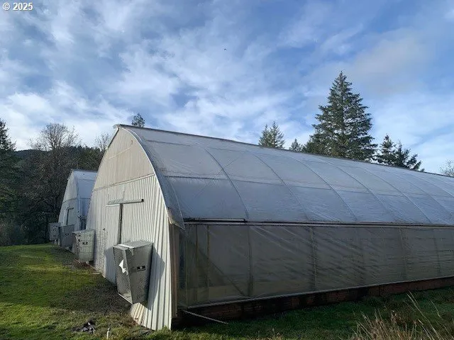 a backyard of a house