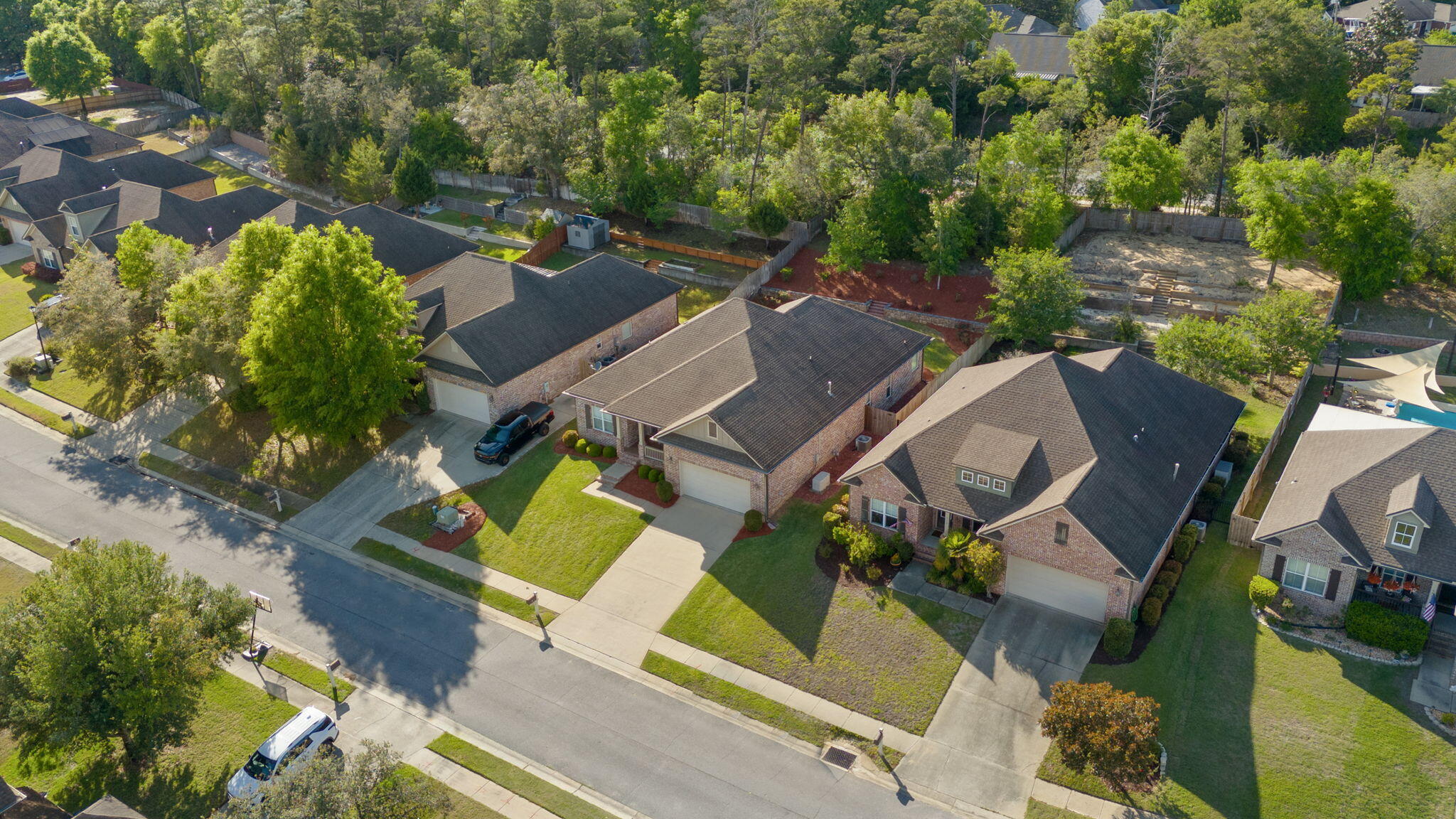 562 Falcon Trail Niceville, FL 32578 - Photo 35 of 40 an aerial view of residential house with outdoor space and swimming pool