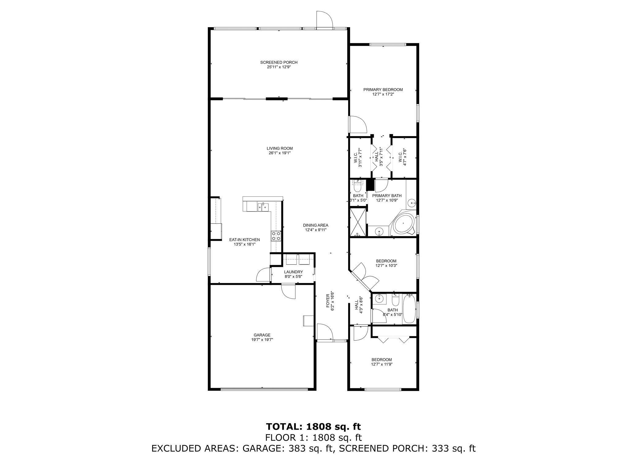 6533 Sun River Road Boynton Beach, FL 33437 - Photo 53 of 53 FLOOR PLAN