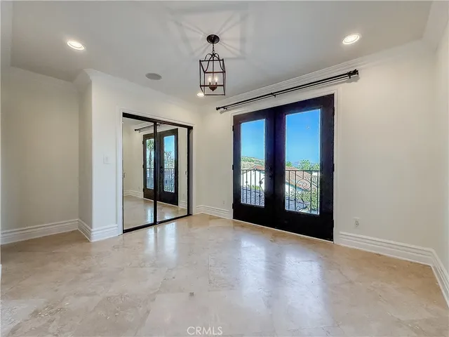a view of livingroom with wooden floor