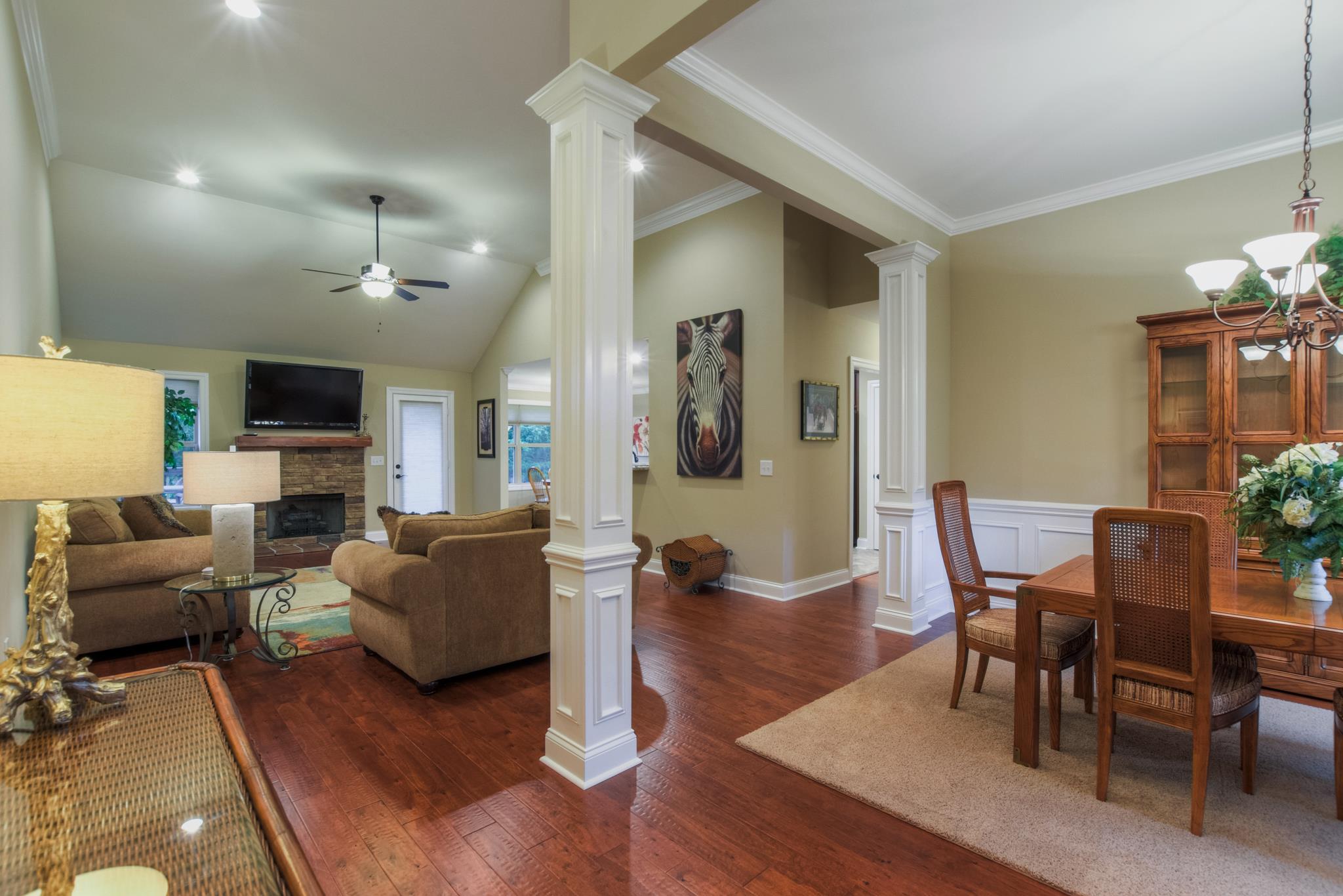 158 Abbey Road Lebanon, TN 37090 - Photo 3 of 30 a living room with furniture and a flat screen tv