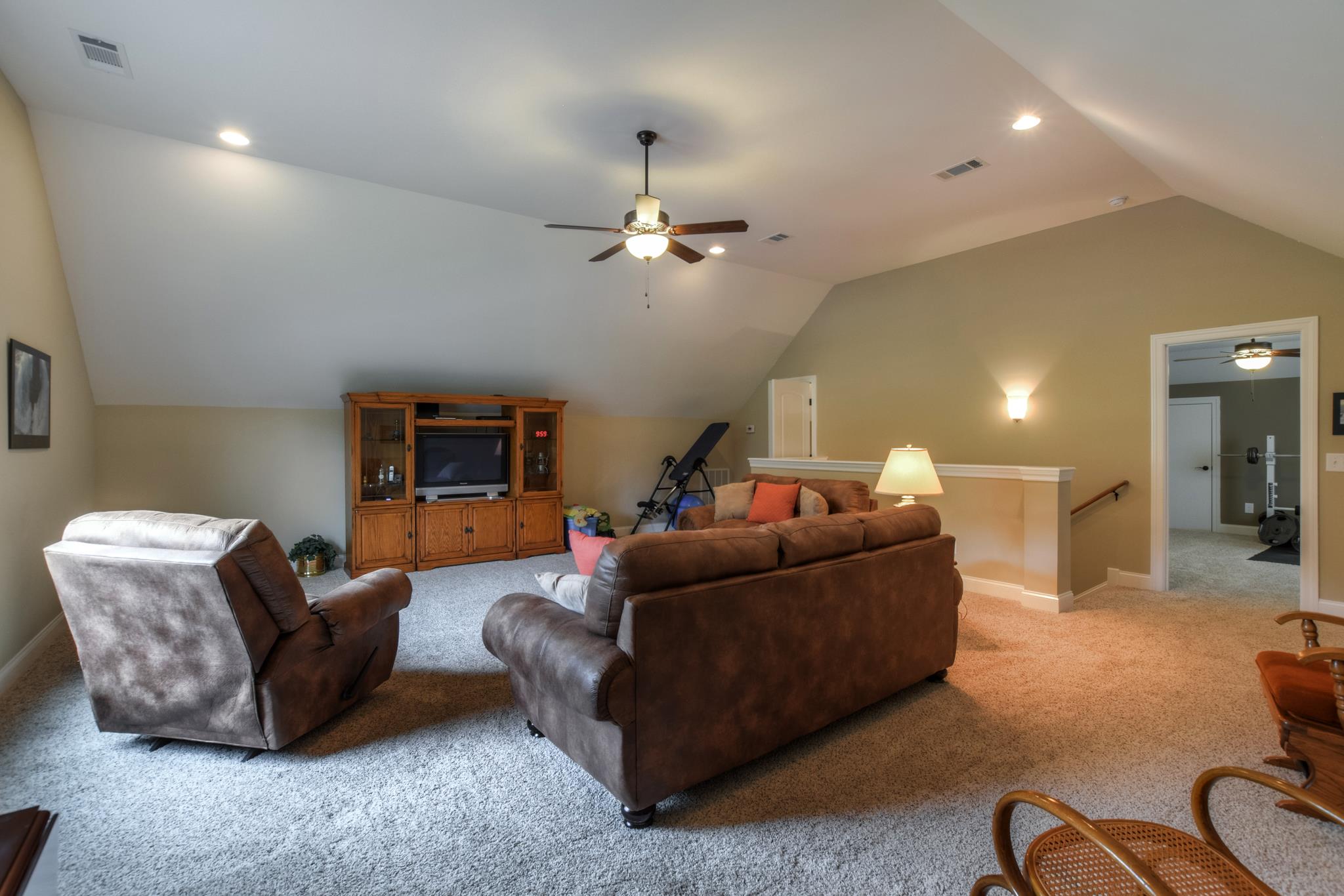 158 Abbey Road Lebanon, TN 37090 - Photo 23 of 30 a living room with furniture a ceiling fan and a rug