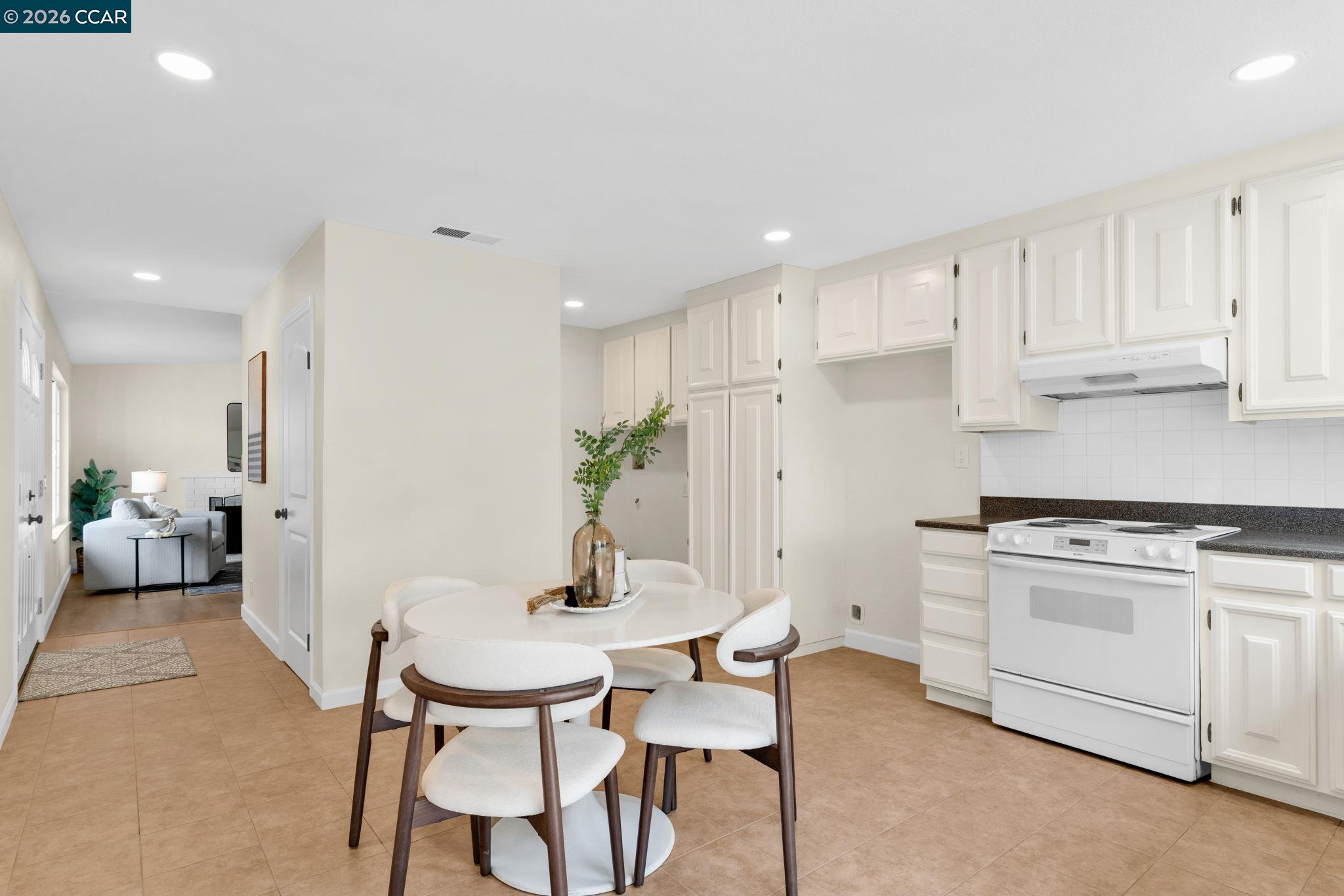 32 Yale Court San Ramon, CA 94583 - Photo 17 of 40 a view of kitchen with furniture and wooden floor