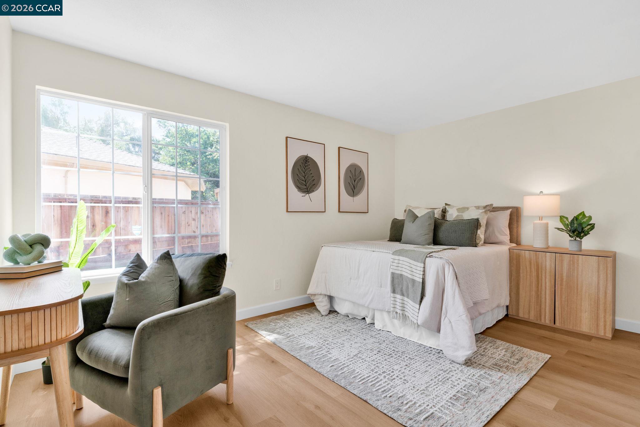 32 Yale Court San Ramon, CA 94583 - Photo 24 of 40 a room with a bed and a large window