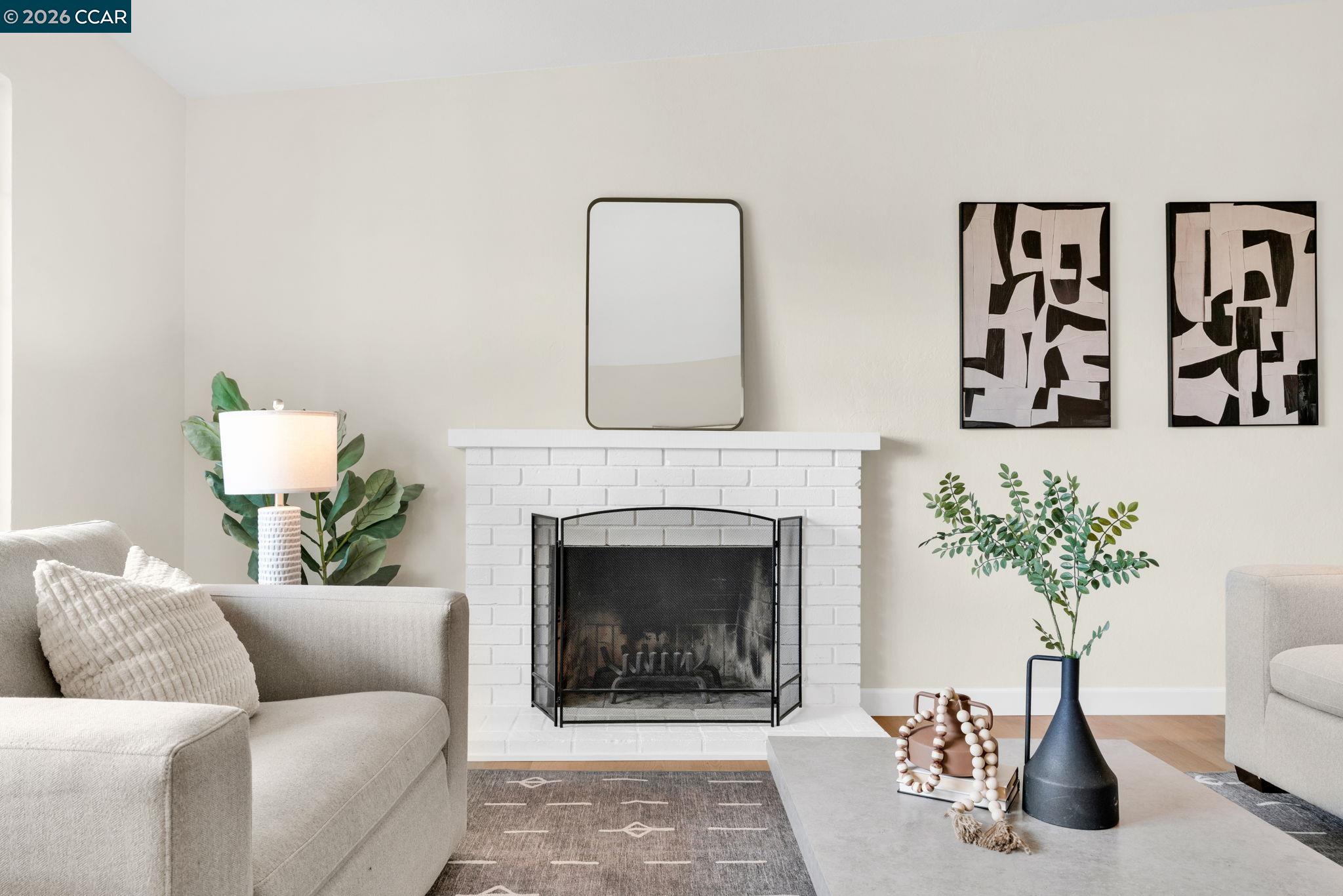 32 Yale Court San Ramon, CA 94583 - Photo 8 of 40 a living room with furniture and a fireplace