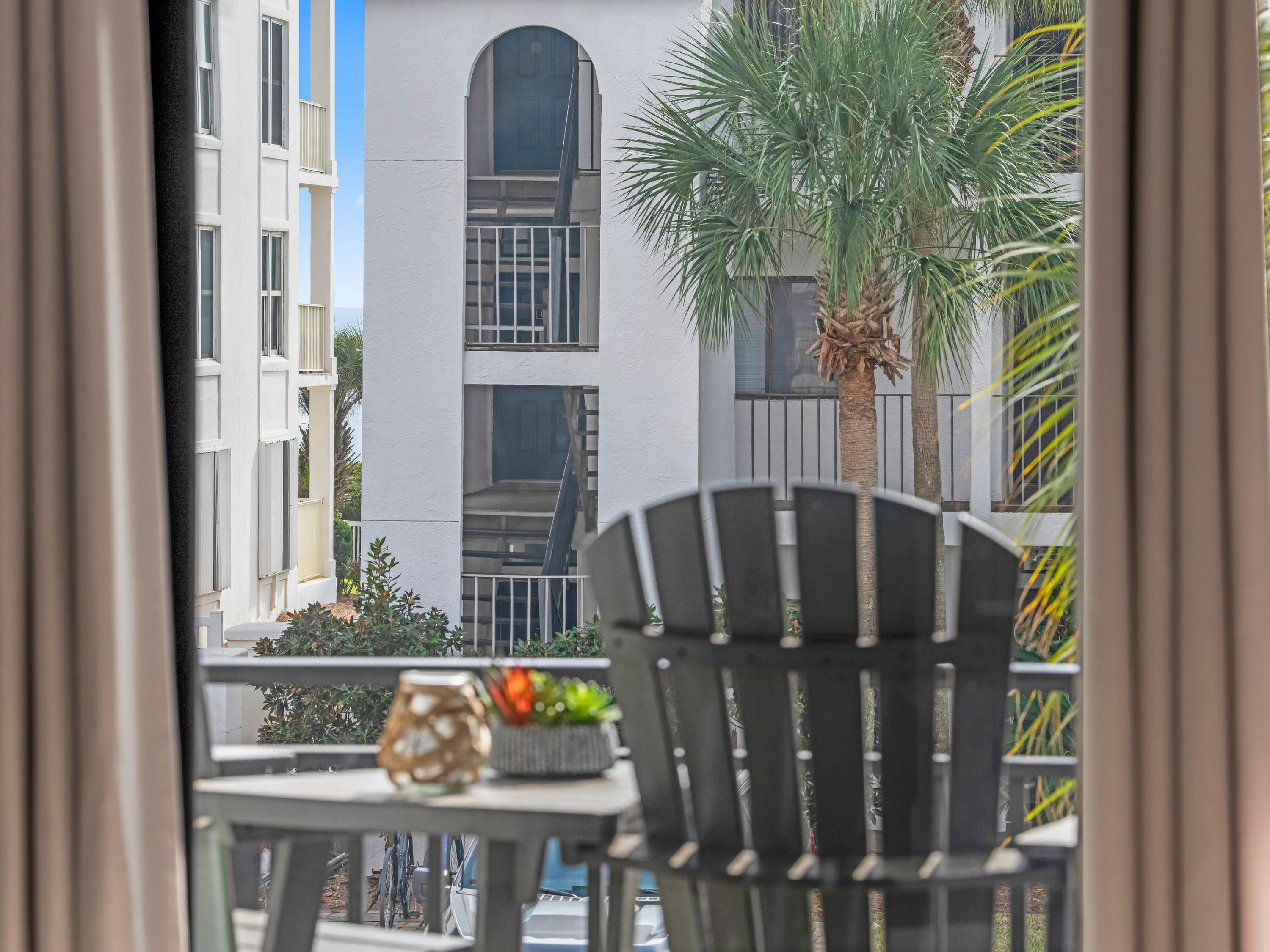 3604 East County Highway 30A, Unit D5 Santa Rosa Beach, FL 32459 - Photo 39 of 45 a view of balcony with outdoor seating