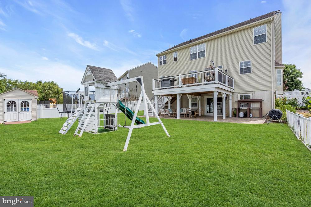 41 Buckeye Road Swedesboro, NJ 08085 - Photo 59 of 81 Spacious backyard with playset and deck.