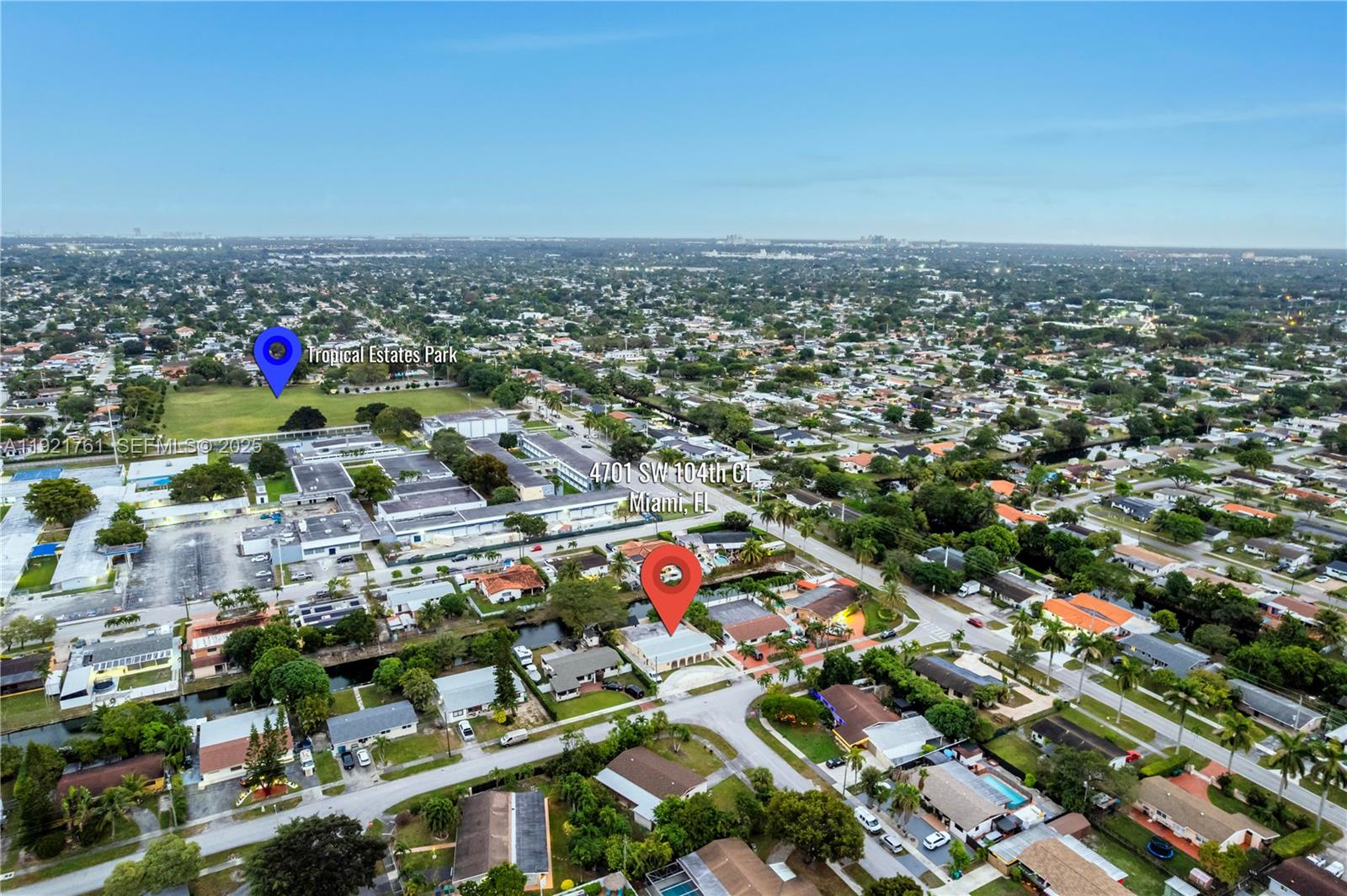 4701 Southwest 104th Court Miami, FL 33165 - Photo 9 of 16 an aerial view of multiple house