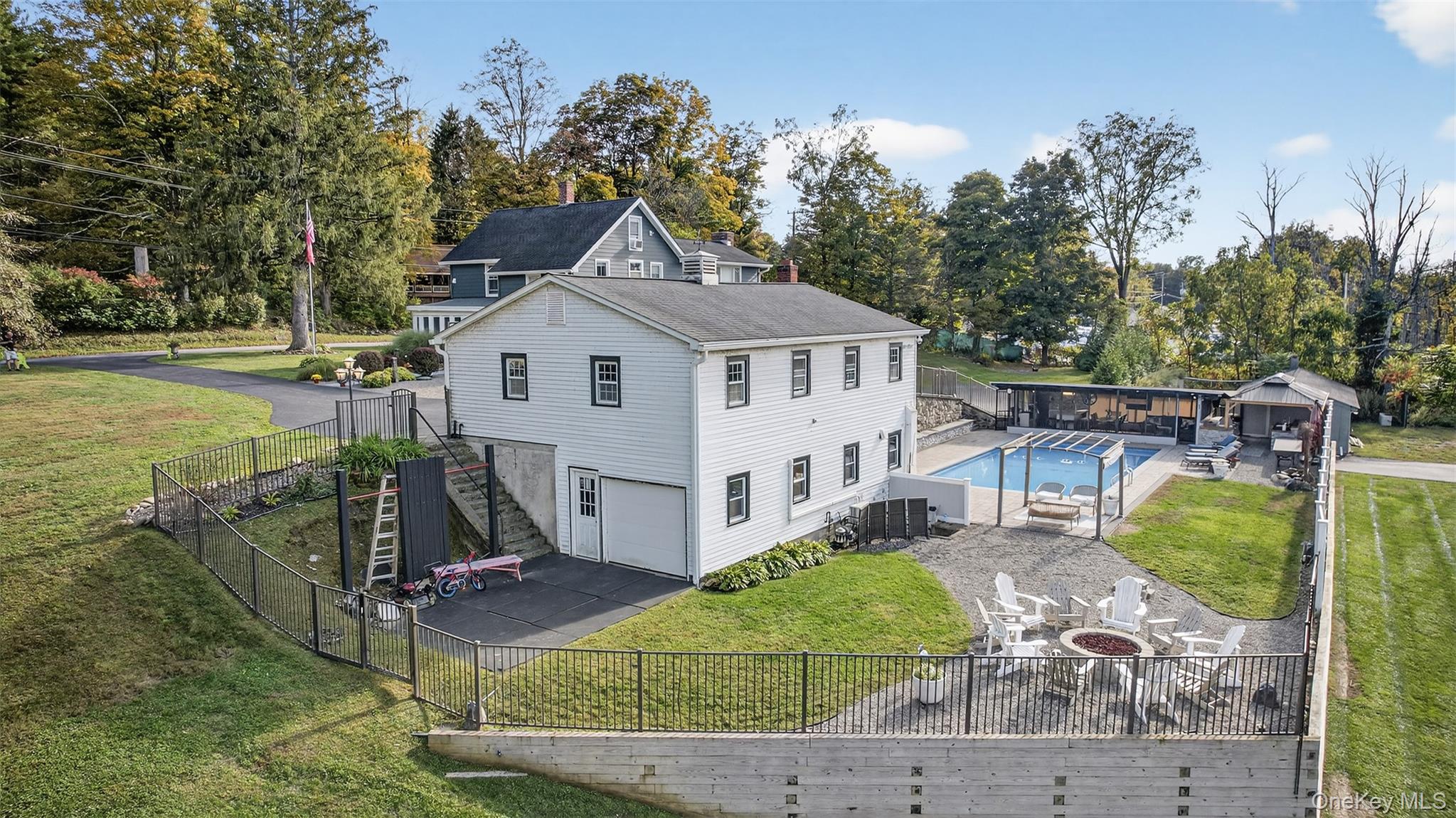 23 Creek Road Staatsburg, NY 12580 - Photo 25 of 39 a view of a house with backyard and sitting area