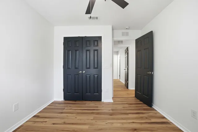 a backyard of a house