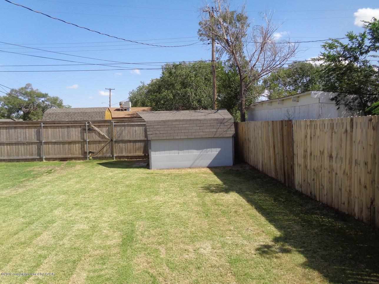 5101 Bowie Street Amarillo, TX 79110 - Photo 5 of 14 Storage Shed