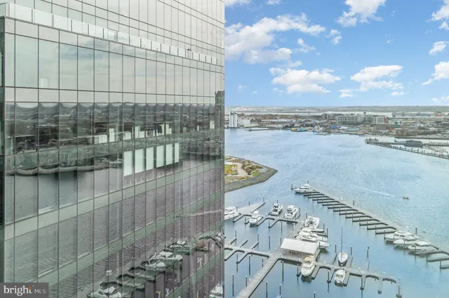 a view of a terrace with sky view