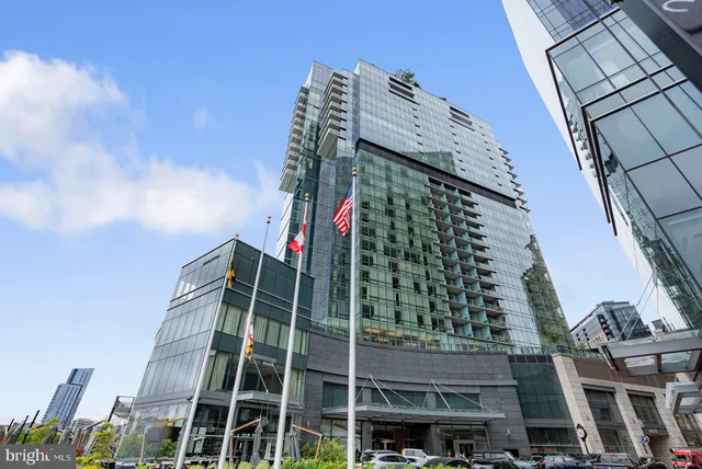 a front view of a building