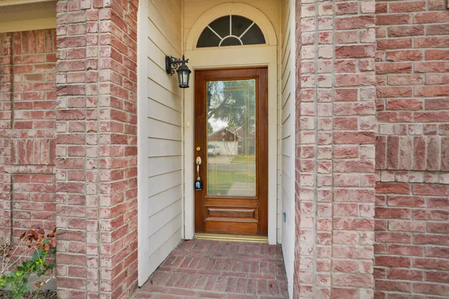 a bathroom with a window