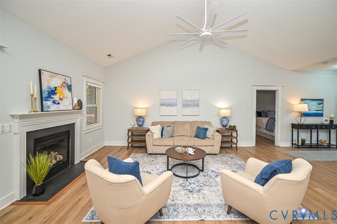 337 Shelton Place Aylett, VA 23009 - Photo 15 of 40 Living room as seen from the dining room featuring