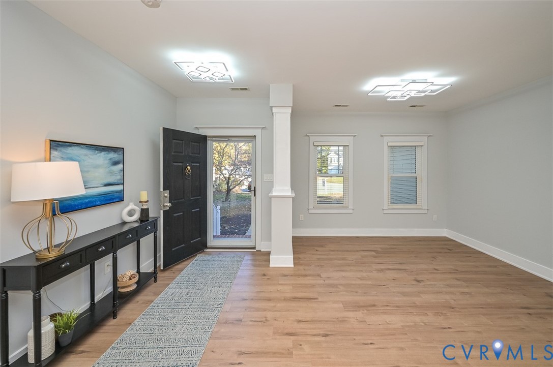 337 Shelton Place Aylett, VA 23009 - Photo 8 of 40 Entrance foyer featuring light LVP flooring and cr