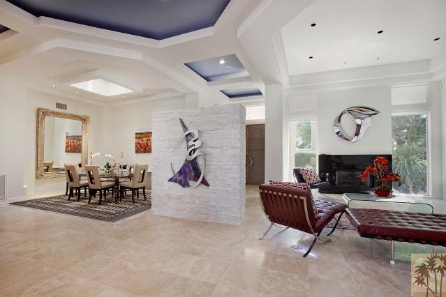 37232 Palm View Road Rancho Mirage, CA 92270 - Photo 5 of 25 a living room with furniture and a fireplace
