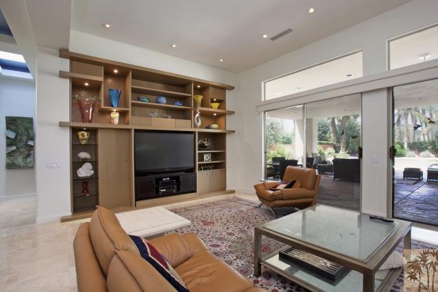 37232 Palm View Road Rancho Mirage, CA 92270 - Photo 9 of 25 a living room with furniture and a flat screen tv