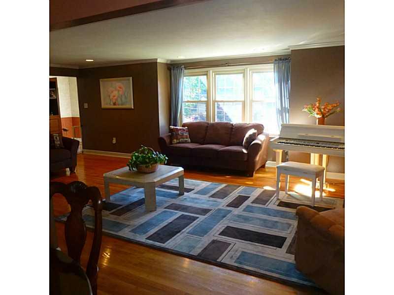 216 Tech Road Thornburg, PA 15205 - Photo 6 of 24 Living Room. Window bay brings in the natural light